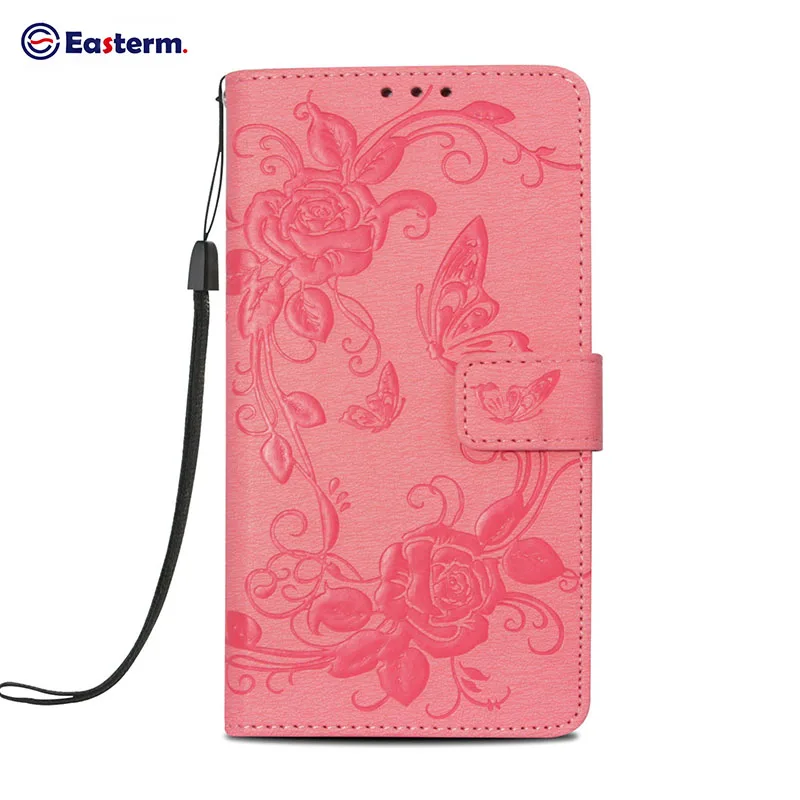 EastermFlower тиснение мобильный телефон Флип Бумажник крышки PU кожаный чехол для Apple