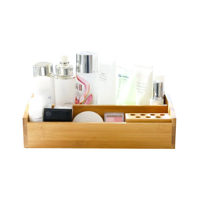 

Wood Storage Box Office Desktop Stationery Cosmetic Storage Box Household Jewelry Make up Storage Box