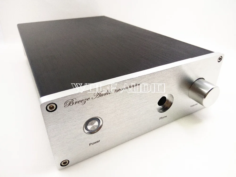 1907A Full Aluminum Headphone Amplifier Chassis Preamplifier Enclosure Mini AMP Case Power Amplifier Box
