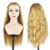 Feminino Super Qualidade Manequim Cabeça 60% Cabelo Animal Bonecas Manequim Cabeça Com Cabelo 70 cm Cabelos Longos Cabeça de Treinamento com bolsa de ombro