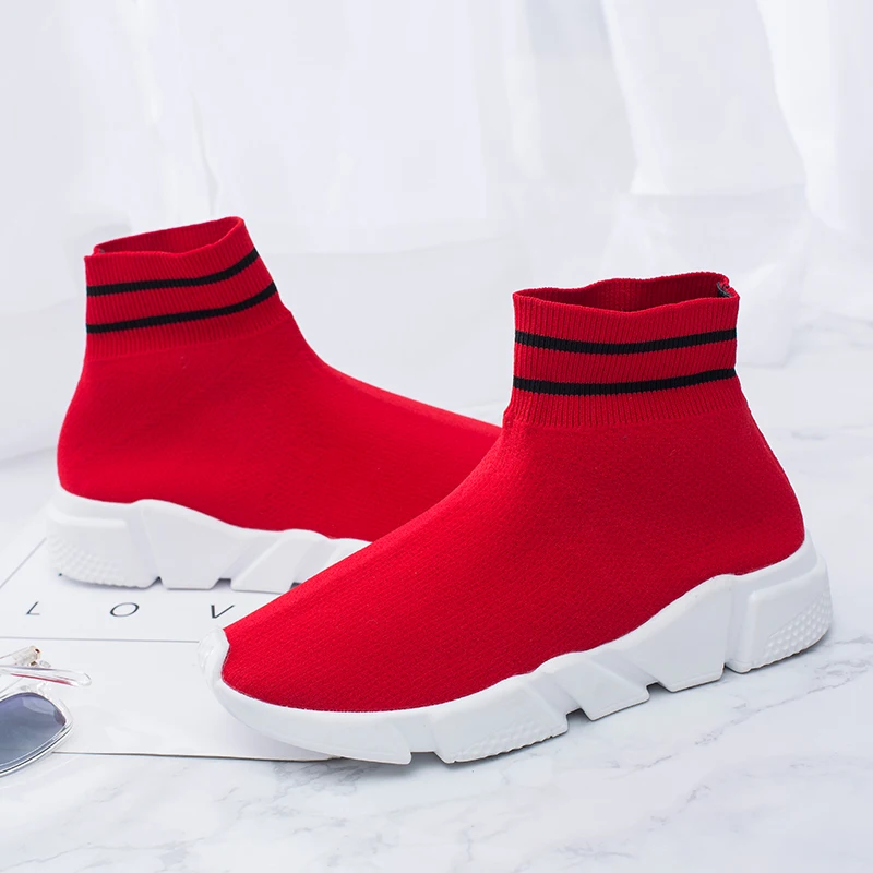 

Shoes Woman Running Sneakers 2019 New Women Breathable Mesh Socks Running Sports Shoes Zapatillas De Mujer Women Shoes