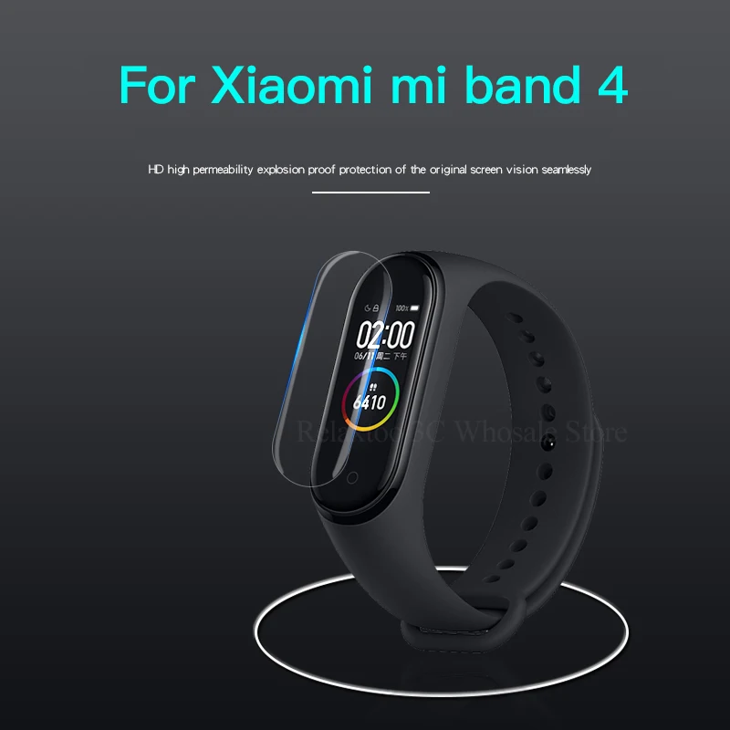 5 шт. 9D защита на весь экран для Xiaomi mi band 4 защитная пленка на Xio mi band 2 3 mi band 4 band 2 band 3 band 4 не стекло