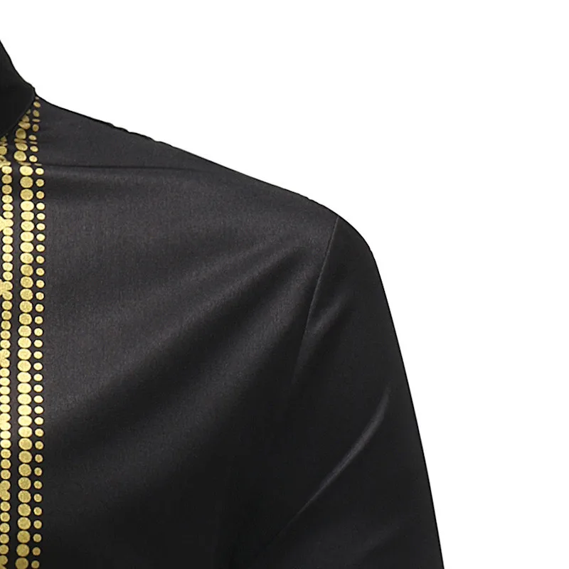 Повседневное Африканский страна летние мужские рубашки с воротником-стойкой плюс размеры XXXL пуловер рубашка мужская одежда Национальный