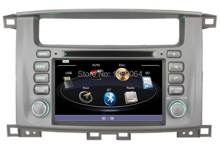 Top 2 Din 7 inch CAR DVD GPS FOR TOYOTA LAND CRUISER 100 / LEXUS LX470 1998-2007 Radio Stereo Bluetooth+CANBUS decoder+Free gps Map 2 Top 2 Din 7 inch CAR DVD GPS FOR TOYOTA LAND CRUISER 100 / LEXUS LX470 1998-2007 Radio Stereo Bluetooth+CANBUS decoder+Free gps Map 2