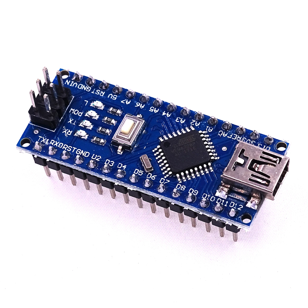 10 шт. мини-usb с Nano 3,0 загрузчиком совместимый контроллер для Arduino CH340 USB драйвер 16 МГц Nano V3.0 atmega328p