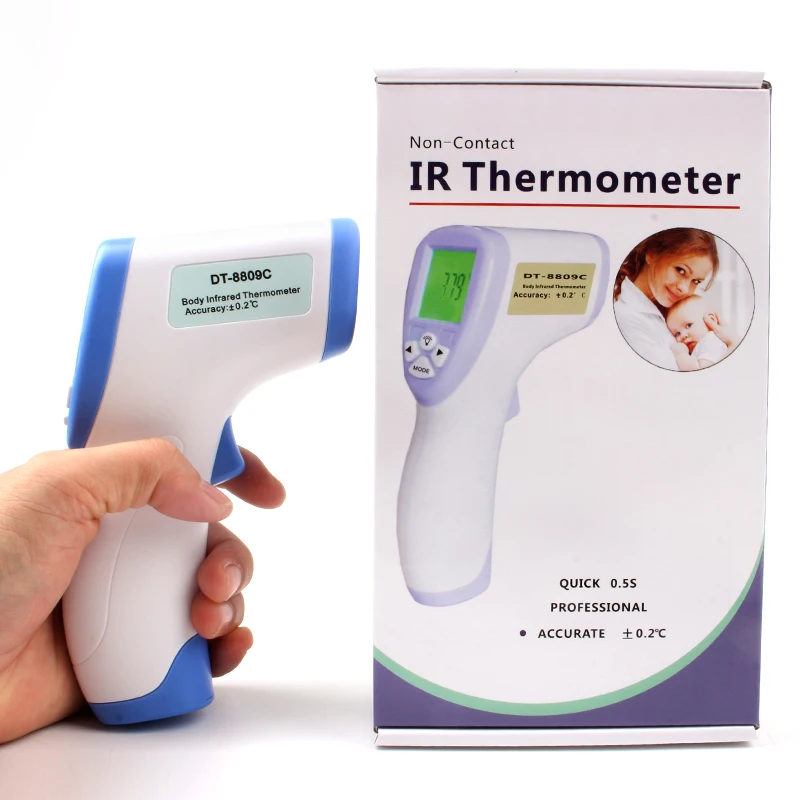 

DT-8809C LCD Display Infrared Digital Temperature Thermometer Human body temperature measuring gun