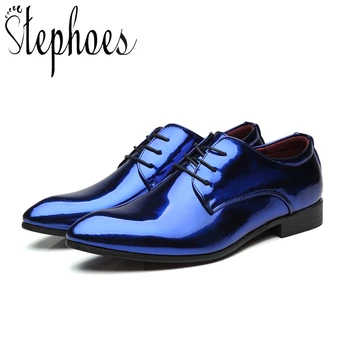 

Stephoes Luxury Men Fashion Loafers Male Big Size Pointed Toe Men Casual Oxfords Shoes Men Party Office Wedding Dress Shoes