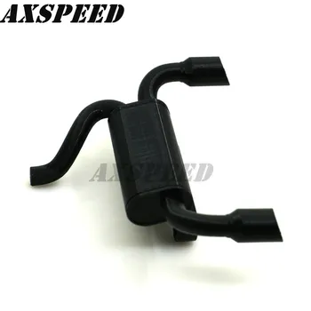 

Bilateral Single Exhaust Pipe Auspuff Auspuffblende Endrohr for 1/10 Axial SCX10