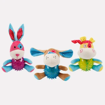 

Pet Dogs Durable Chew Toys for Molar Teeth Dogs Lovely Small Animals Shape Interactive Toys