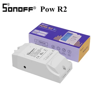 

Sonoff Pow R2 Remote Control Light Switch WiFi Smart Power Monitor Overload Protection Voice Control Schedule Timer