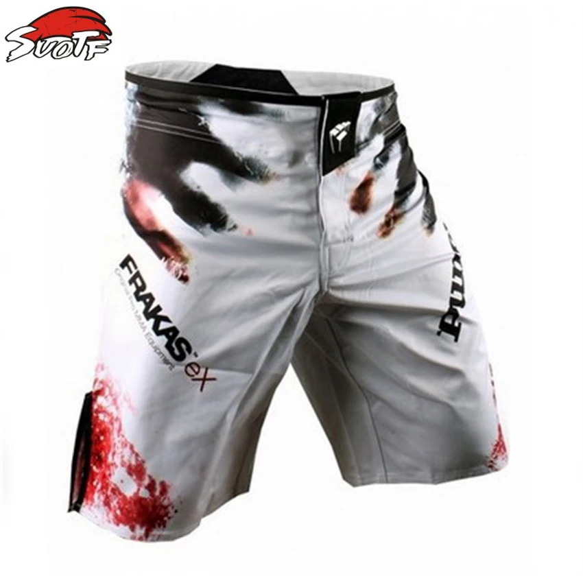 

SUOTF The new 2015 fighting pants MMA boxing muay Thai shorts mma trunks Sweat comfortable training shorts Global free shipping