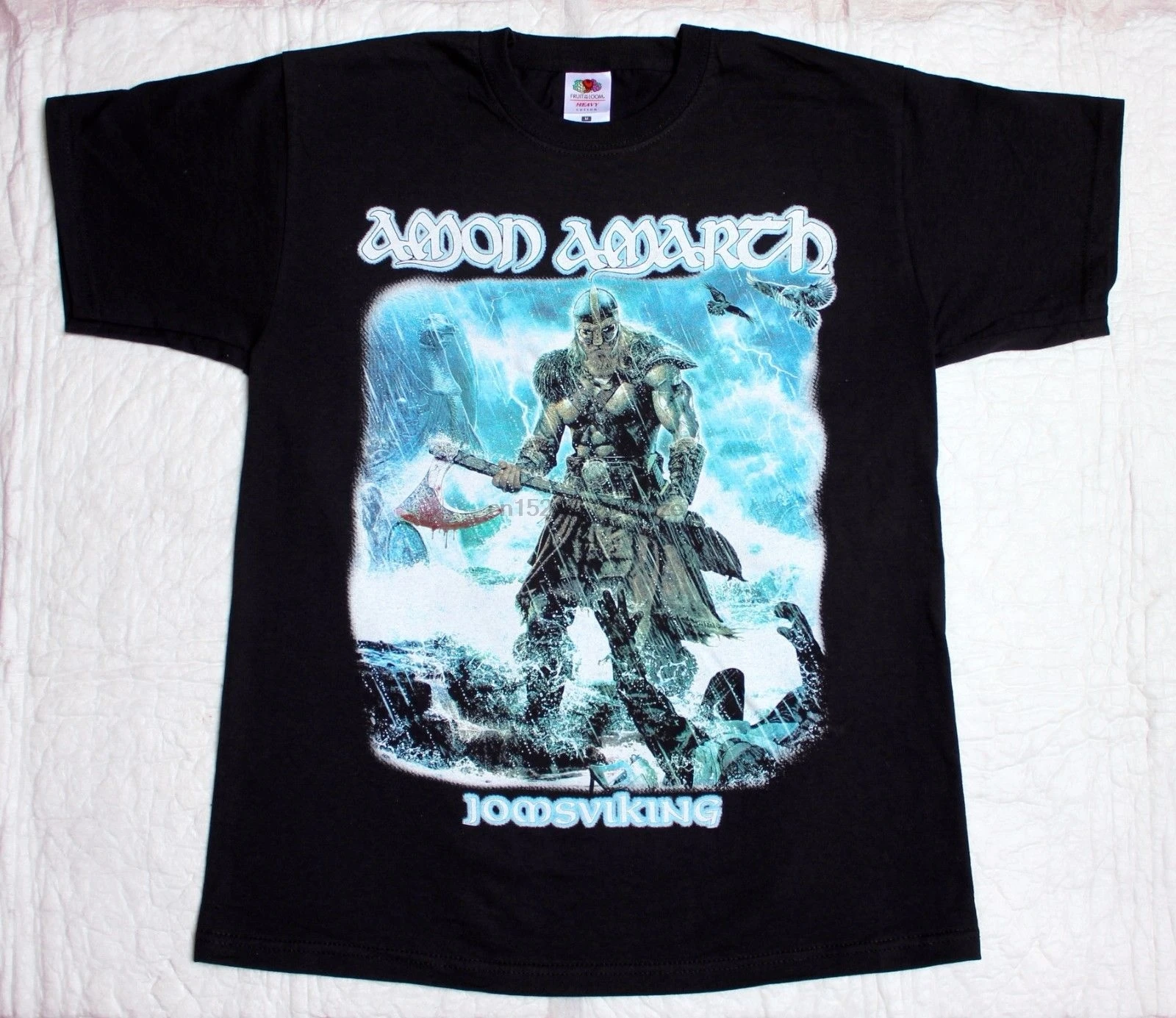 

AMON AMARTH JOMSVIKING DEATH METAL CHILDREN OF BODOM AMORPHIS NEW BLACK T-SHIRT Men T Shirt 2019 Summer 100% Cotton