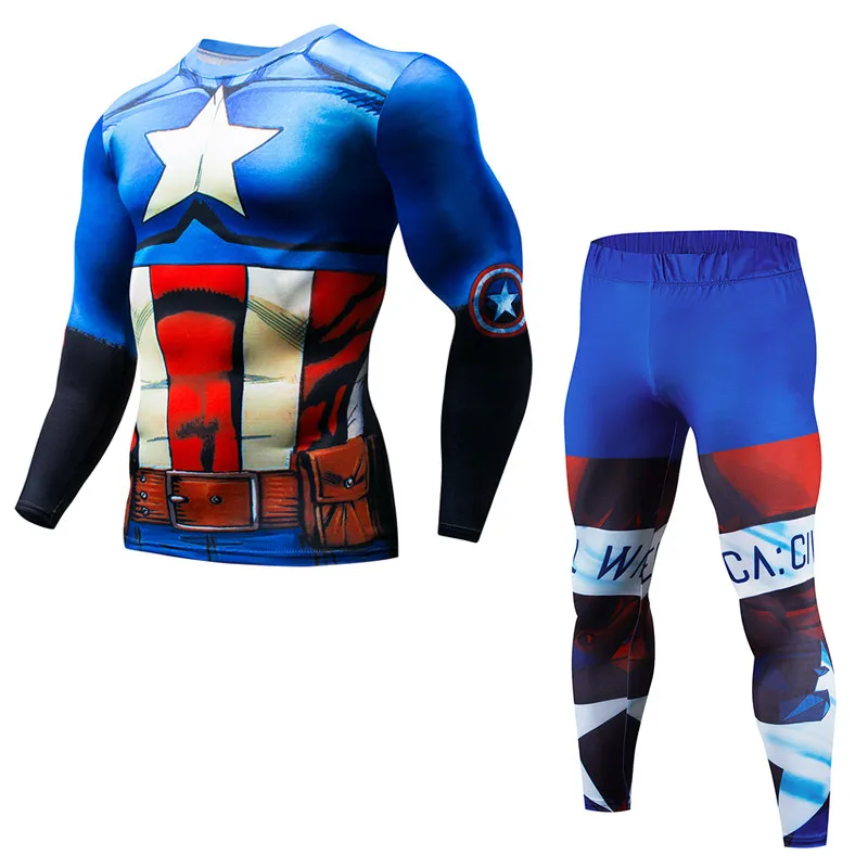 

New Print Men's Set Causal Patchwork Jacket Men's 2Pcs Sportswear Sportswear Sweatshirt Pants Set