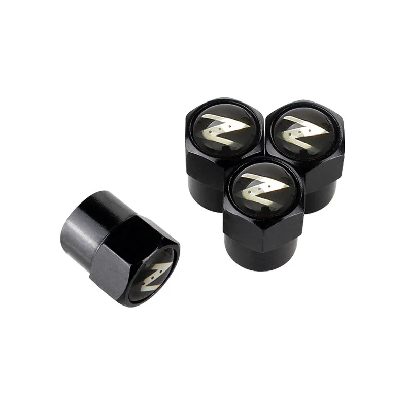 4Pcs Universal Metal Alloy Car Wheel Tire Valve Caps Styling For Nissan