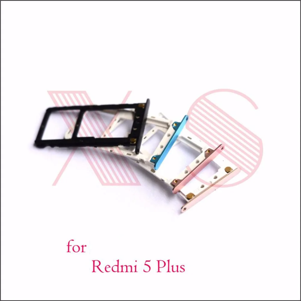 

Nano SIM/ Micro SIM Card Tray Holder Micro SD Card Slot Holder Adapter for Xiaomi Redmi 5 plus