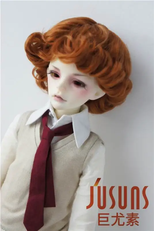 JD369 1/4 MSD парики для шарнирных кукол модный кудрявый парик 7-8 дюймов BJD синтетический, мохеровый, для куклы парики кукольные аксессуары