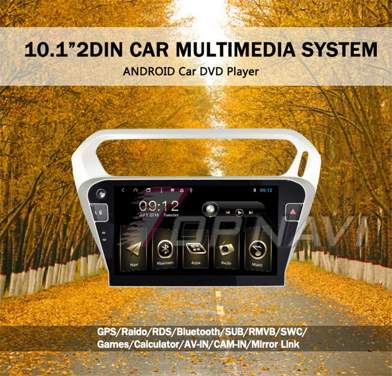 android smartphone For Citroen C-Elysee 2014