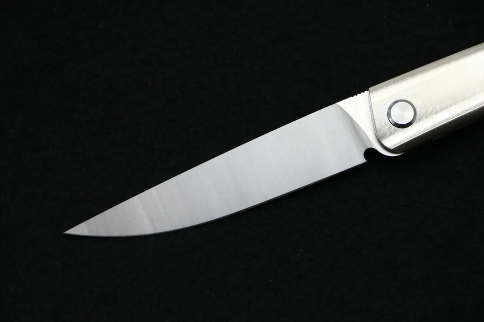 TIGEND идеальные линии складной нож D2 Сталь TC4 титановая ручка Открытый Отдых Охота карманные кухонные Фруктовые Ножи EDC инструменты