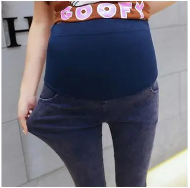 

2019 Spring Elastic Maternity Jeans Belly Pants Clothes for Pregnant Women Waist Adjustable Pregnancy Trousers Pencil pants