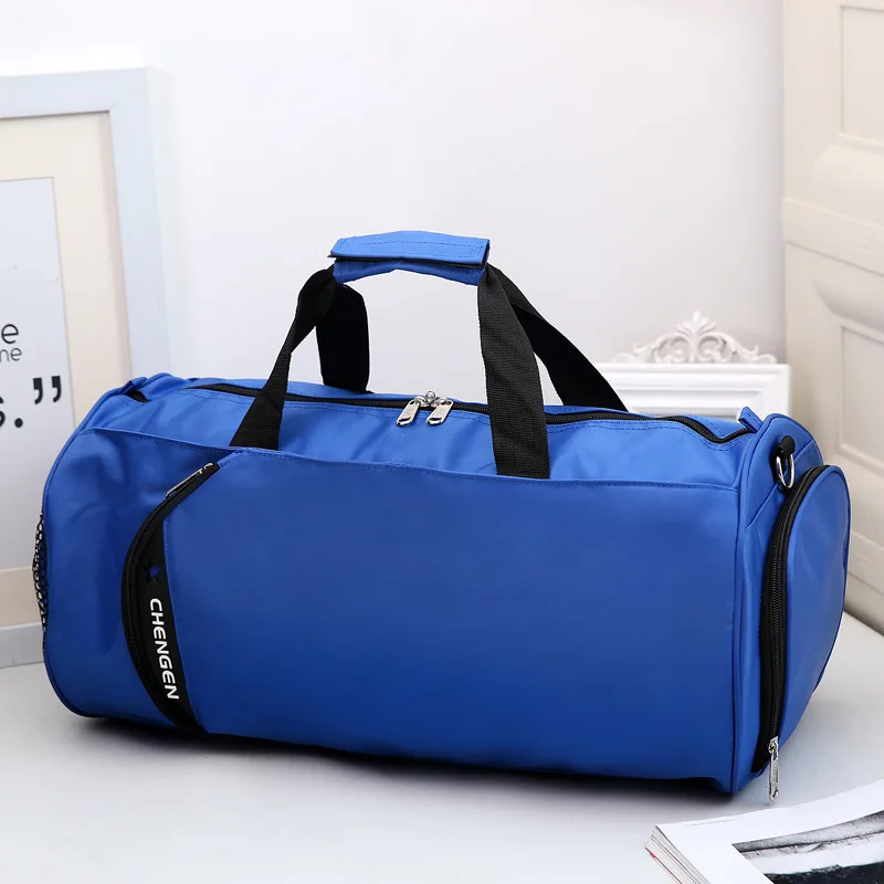 SCIONE Водонепроницаемая спортивная сумка для женщин и мужчин на открытом воздухе, спортивная сумка для спортзала, сумка для багажа, женская сумка на плечо, сумка для йоги - Цвет: Blue