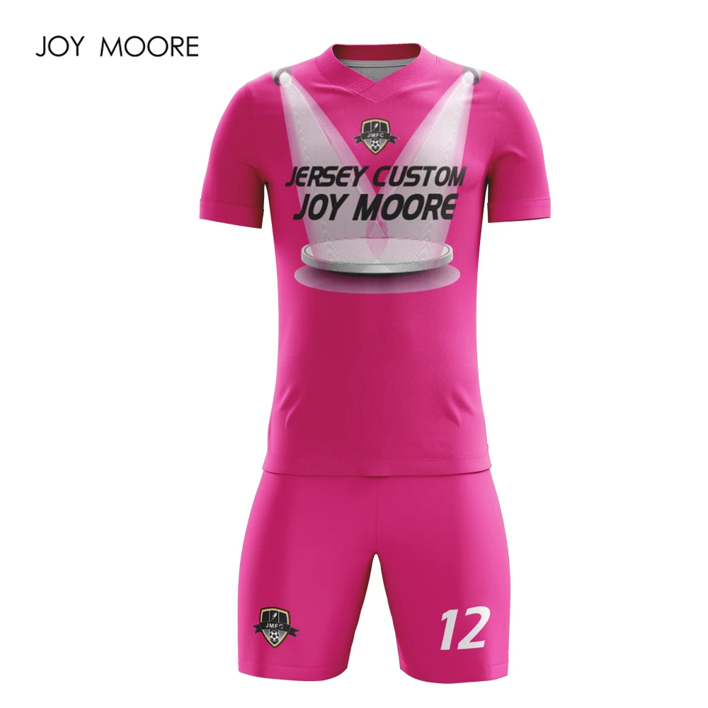 

customize any pattern high quality soccer jersey set low price