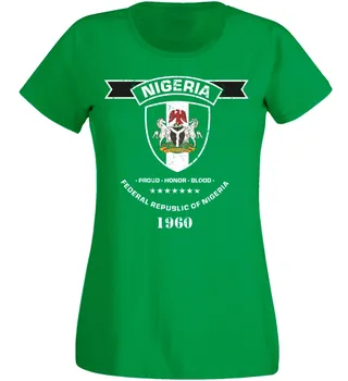 

Nigeria Damen T-Shirt Women'S Footballer Soccers 2019 Fashion Brand Women'S Tops Streetwear T-Shirt Solid Color Short Sleeve