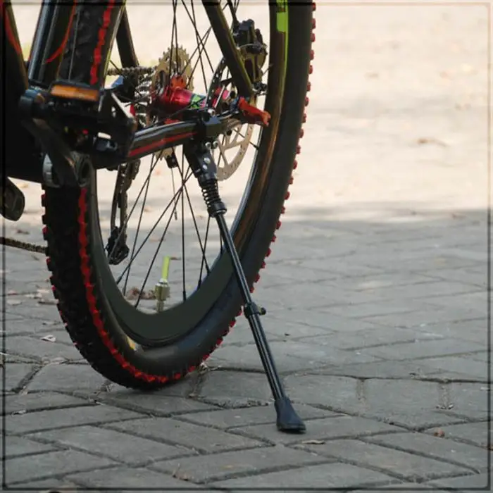Горный велосипед подставки Алюминий сплав Водонепроницаемый на боковую сторону Велосипеда Подставка для 16/20/24/26 дюймовые шины C55K по доступной цене