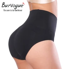 Burvogue Shaper женские трусики с высокой талией, Воздухопроницаемый корсет, живот для похудения, нижнее белье, брюки с подтягивающим эффектом, Корректирующее белье