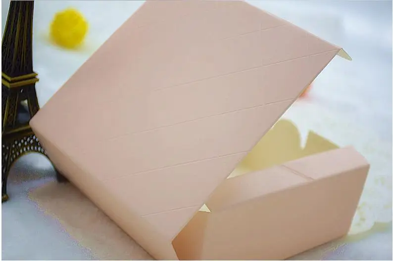 500 шт розовый 4 графа алмаз Розничная Geshe точка коробка упаковка коробка для торта упаковка для хлебобулочных изделий
