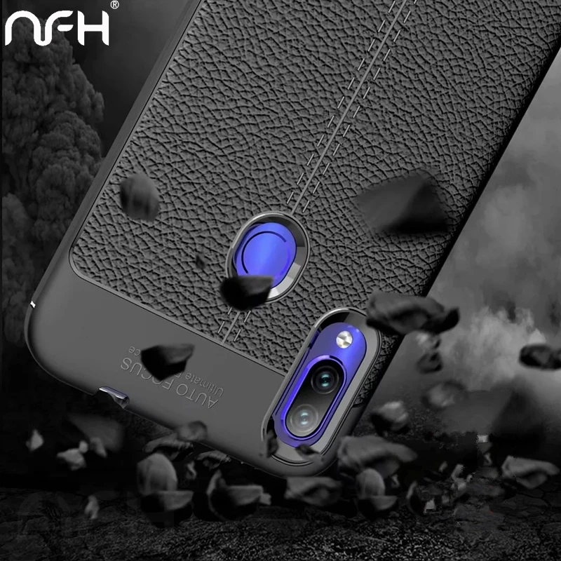 Мягкий силиконовый чехол из кожи личи в стиле ретро для Xiaomi Note 7 7S Pro защитный