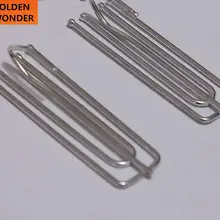 Высокое качество 30 шт./лот крючки для штор окна домашний декор металлический крючок из нержавеющей стали аксессуары для окон в розницу и оптом