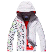 Free Shipping Women Winter Warm Thicker coat Jacket Waterproof Jacket Female Snowboard Ski Jacket Suit Clothe Minus -40 Degree