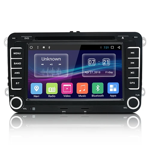 Top Junsun 7" 2 din Android Car DVD radio player for VW/Golf/Passat/POLO/Tiguan/Skoda/Fabia/Rapid/Seat/Leon GPS 3G wifi Autoradio 7