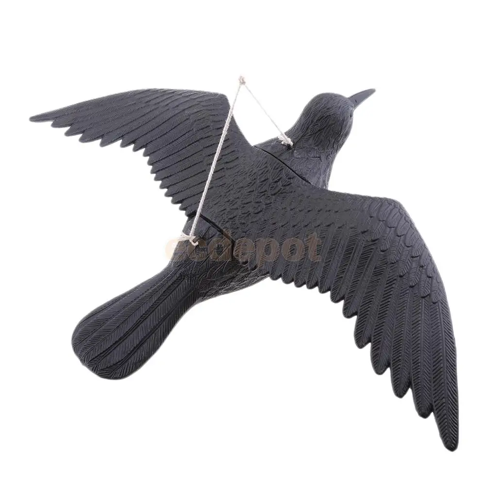 12 Types Simulation Feathered Male Duck Owl Swan Hawk Garden Decor Toy Against Pests Small Birds Rabbit Garden Yard
