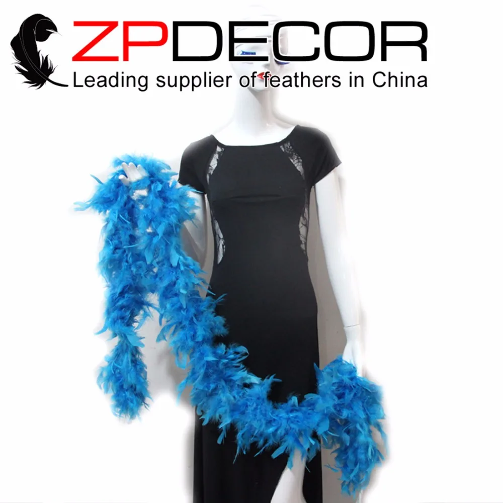 ZPDECOR Feather 2Yards/lot 80g Wholesale Turkey Chandelle Feather Boas