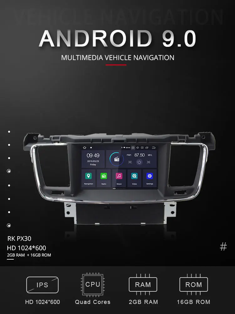 Flash Deal TOPBSNA Android 9.0 Car DVD player For PEUGEOT 508 2011-2017 GPS navigation 1 din Car radio Stereo multimedia WIFI Audio RDS USB 1 Flash Deal TOPBSNA Android 9.0 Car DVD player For PEUGEOT 508 2011-2017 GPS navigation 1 din Car radio Stereo multimedia WIFI Audio RDS USB 1