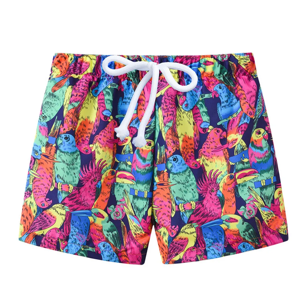 

Boys 1-6Y Children Swimwear Shorts Toddler Baby Kids Boy Summer Print Popular 7 Colors Swimsuit Beach Pants Casual Clothes B