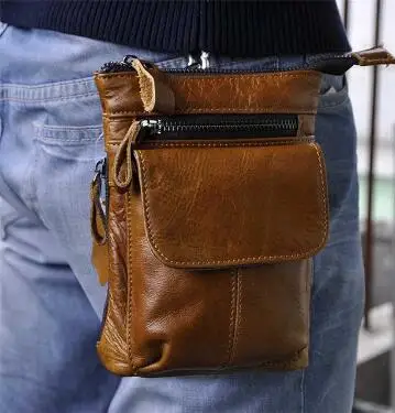 

Retro oil wax Genuine leather 7"Universal Outdoor Waist Phone Bag Pouch Case for Vernee Thor/Homtom HT20 Pro/ HT30/HT16 Pro HT27