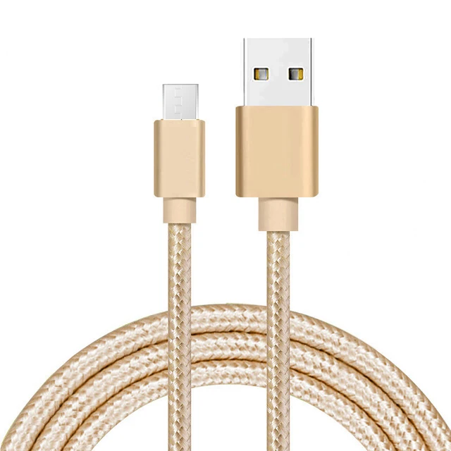 MUSTTRUE 2.4A Быстрая Зарядка Micro USB кабель синхронизации данных для samsung huawei Xiaomi LG Andriod Micro-usb Мобильный телефон USB кабель - Цвет: Gold