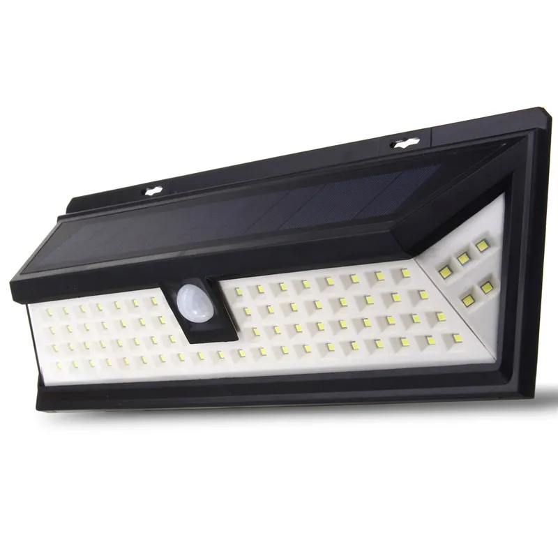 80 Led Solar Light Pir Motion Sensor Outdoor Garden Lamp