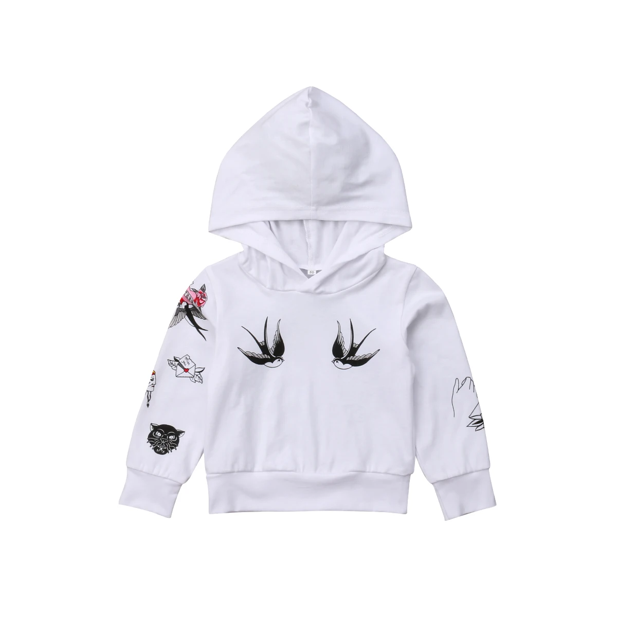 

Toddle Kid Girls Boys Hoodie Sweatshirt Autumn Fashion New Long Sleeve Animal Print Outwear Top Kids Casual Cotton Sweatshirts