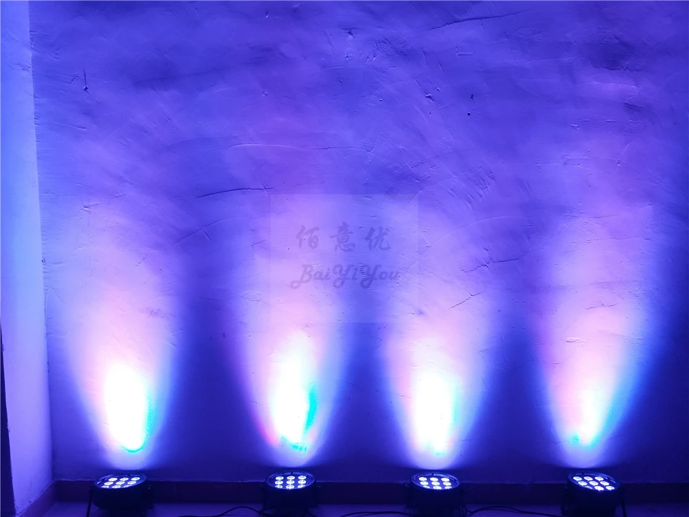 9pcs LED Flat PAR 40