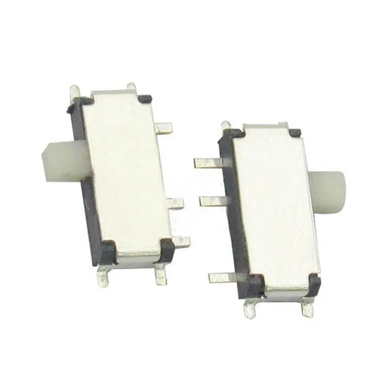 100 шт. MSK 12C01 07 (1P2T) скользящий патч переключатель 7 контактов ВКЛ ВЫКЛ