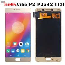 Ensemble écran tactile LCD avec châssis, 100% pouces, testé pour Lenovo Vibe P2 P2c72 P2a42, 5.5