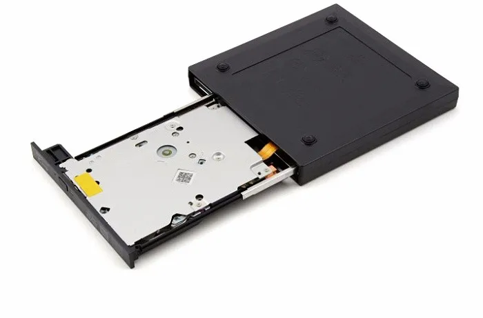 TPFEEL USB 2,0 Портативный DVD/Drive привод горелки запись для рабочего стола и ноутбука черный
