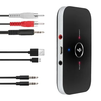 

Bluetooth V4.1 Transmitter Wireless Audio RCA to 3.5mm Aux USB Adapter Hub