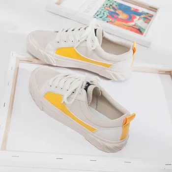 

2019 spring and autumn new fashion simple color matching flat shoes women trend comfortable wild casual shoes