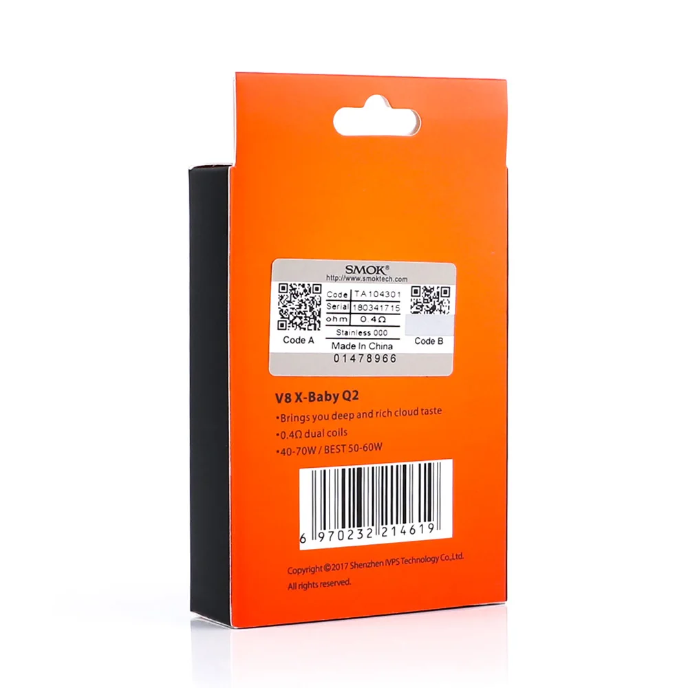 Оригинальные катушки для электронной сигареты SMOK TFV8 3 шт./лот подходят