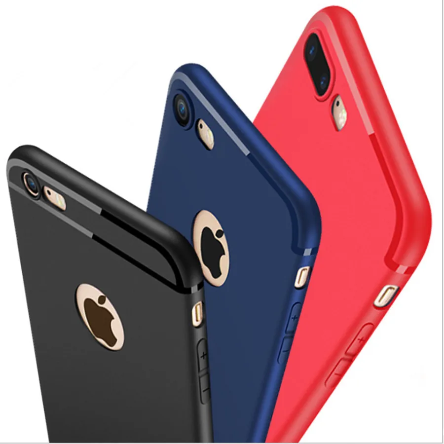 Роскошные матовые Мягкие силиконовые чехлы для задней панели iPhone X чехол 6 6s Plus 5
