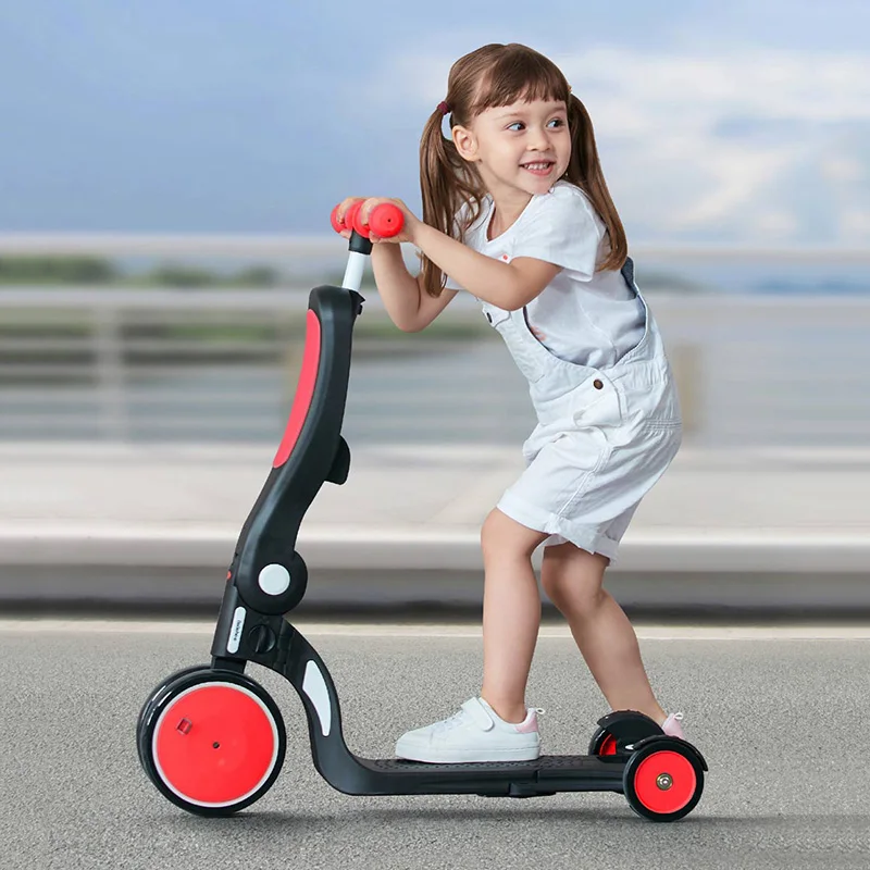 

5-In-1 Multi-Function Deformation Baby Balance Car Xiaomi Kids Sport Toy TPR Anti-Slip Cushion 3 Adjustable Heights